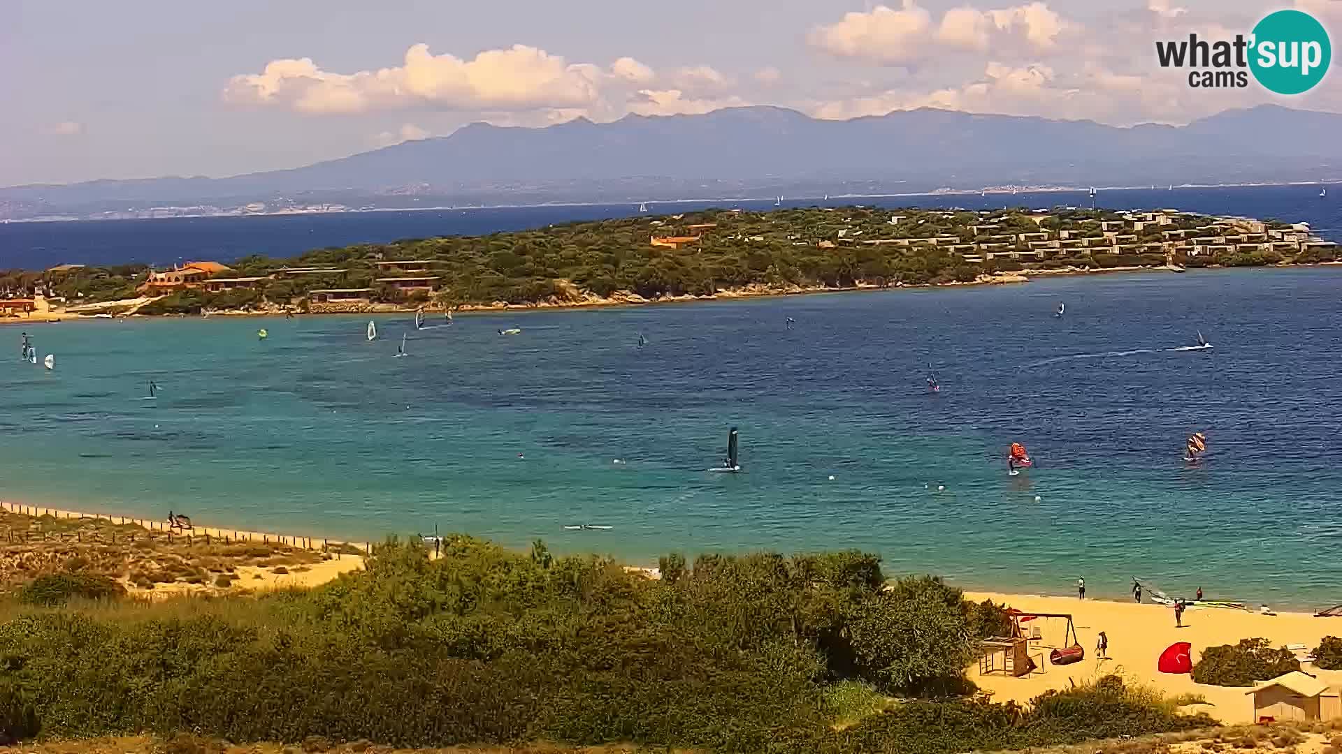 Spletna kamera plaža Porto Pollo Sardinija v živo