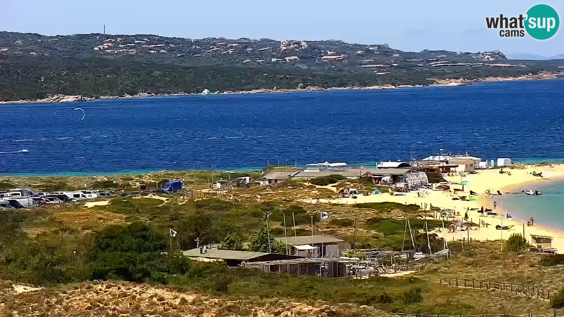 Webcam Strand Porto Pollo Sardinien live kamera