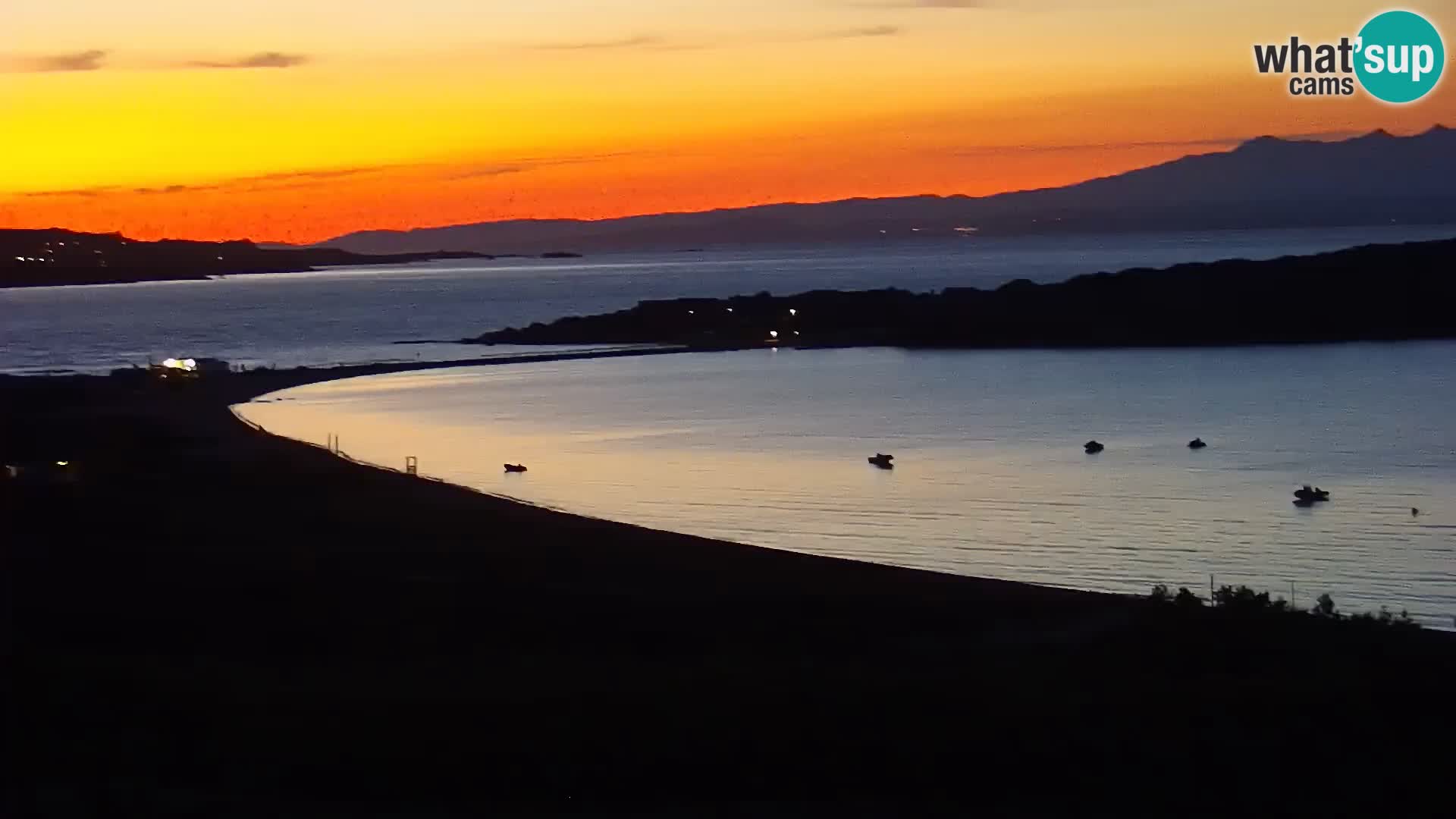 Webcam Strand Porto Pollo Sardinien live kamera