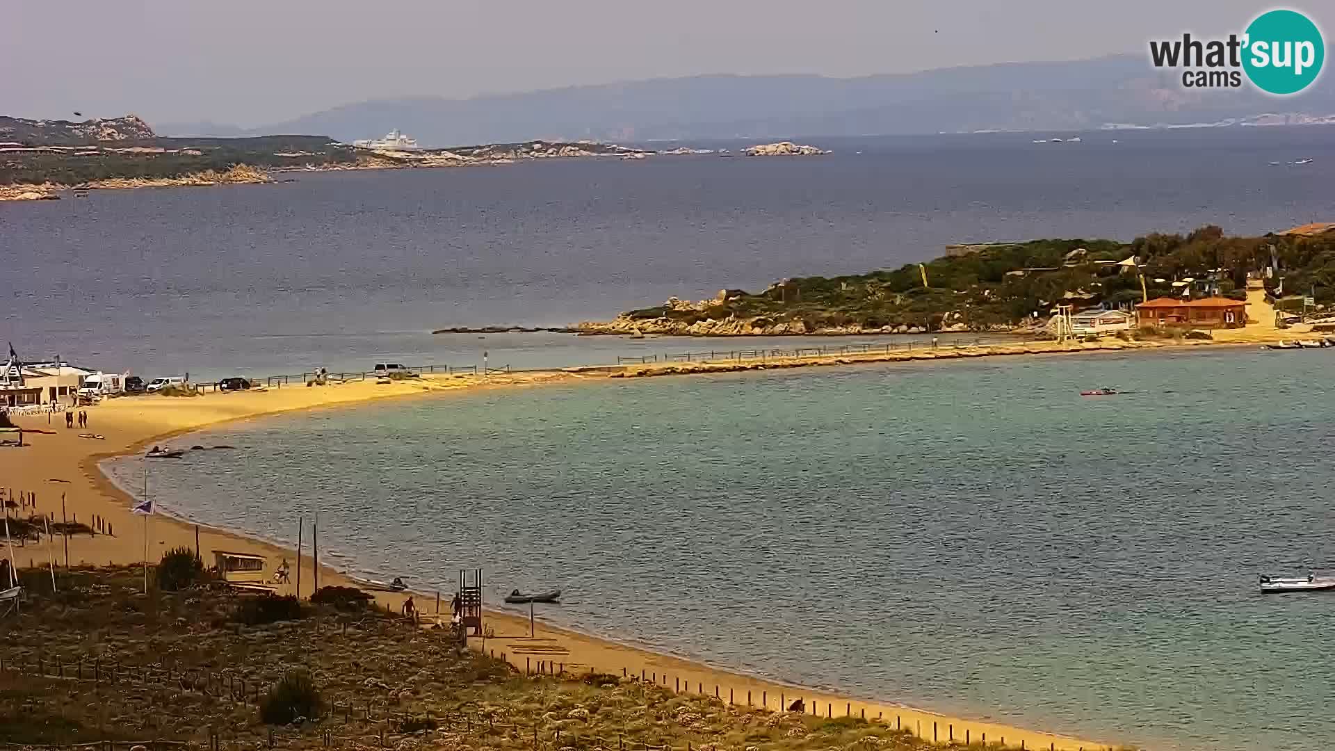 Camera en vivo Porto Pollo playa Cerdeña
