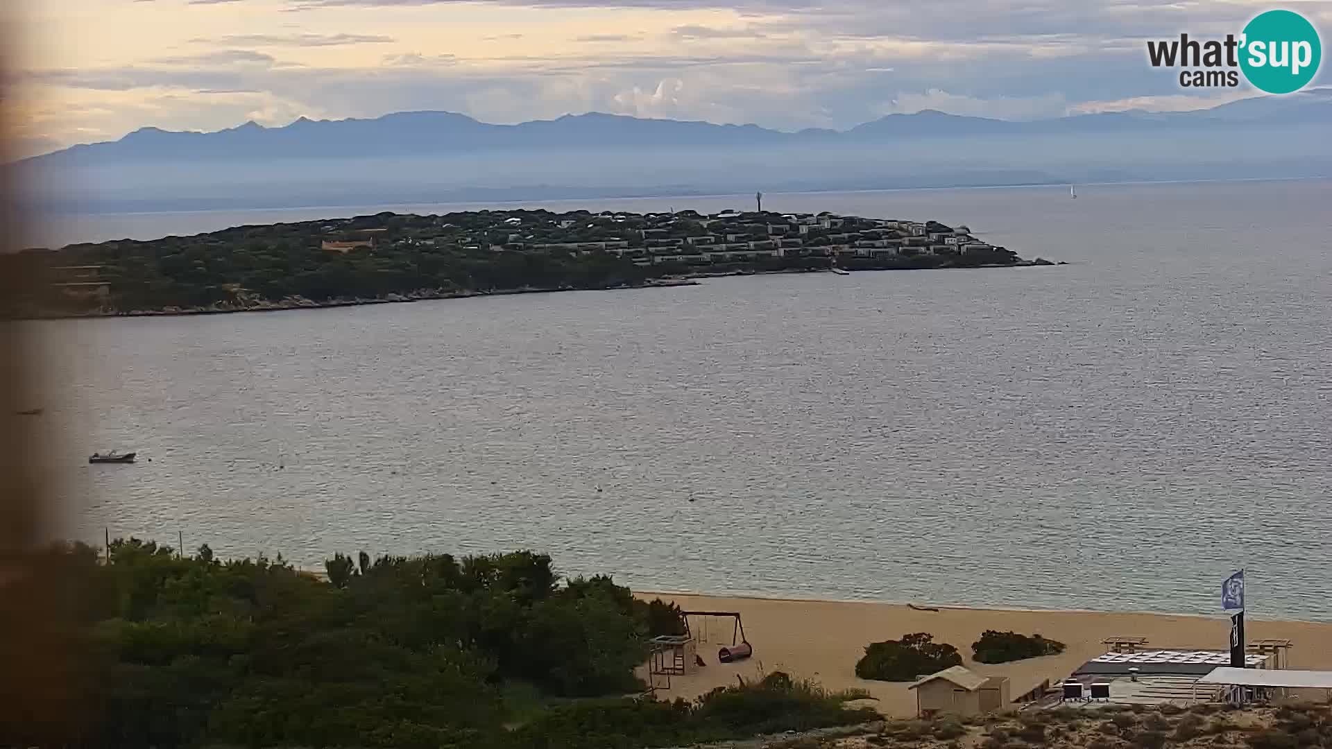 Webcam Strand Porto Pollo Sardinien live kamera