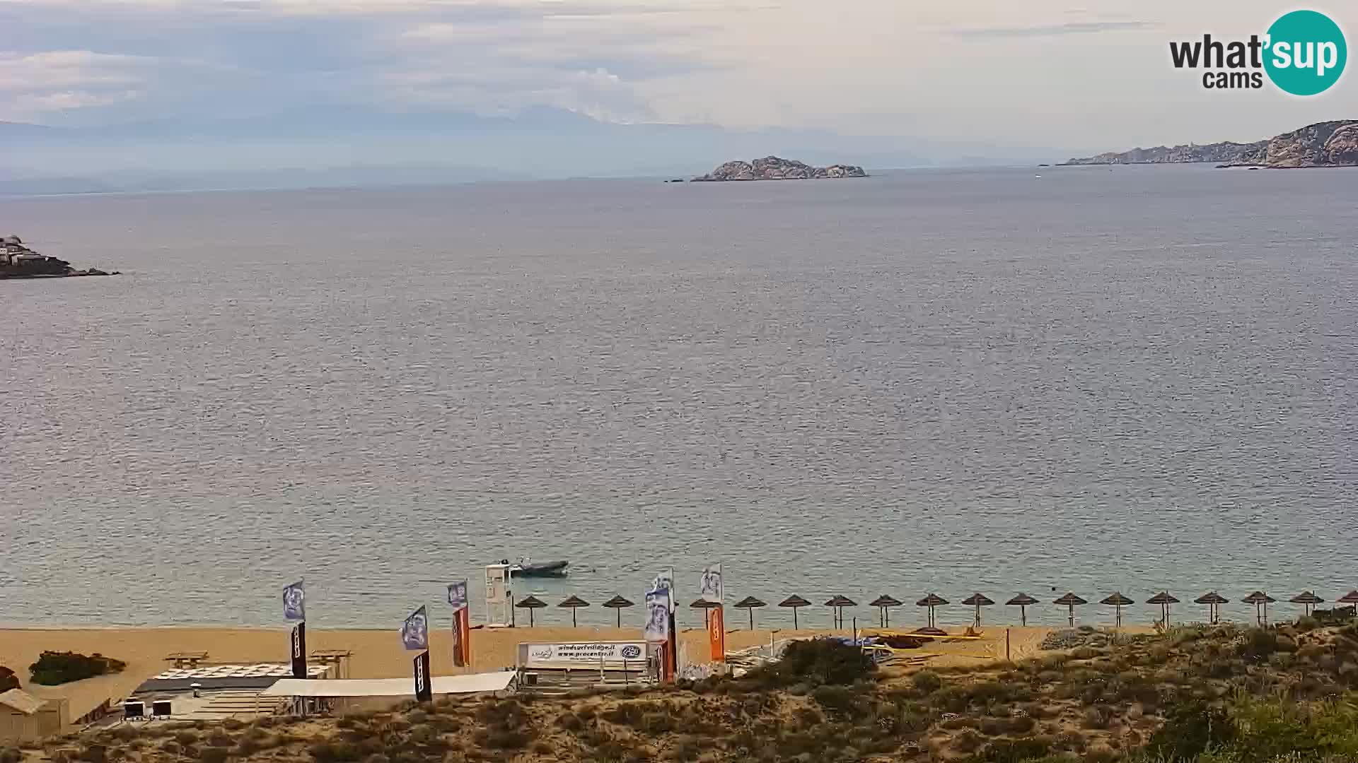 Live webcam Porto Pollo beach Sardinia livecam