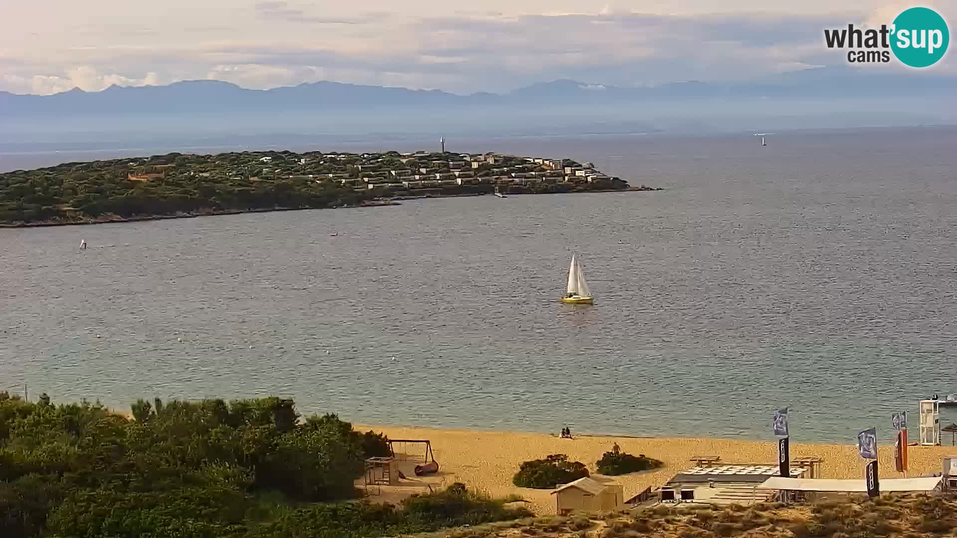 Livecam Porto Pollo plage Sardaigne webcam