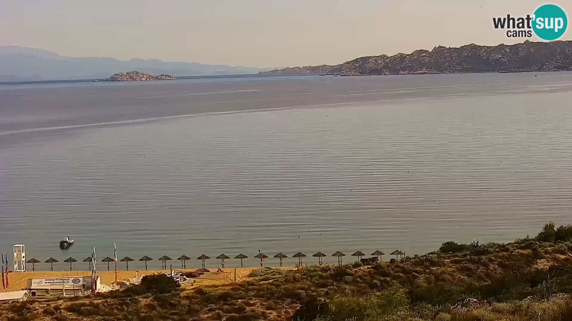 Spletna kamera plaža Porto Pollo Sardinija v živo