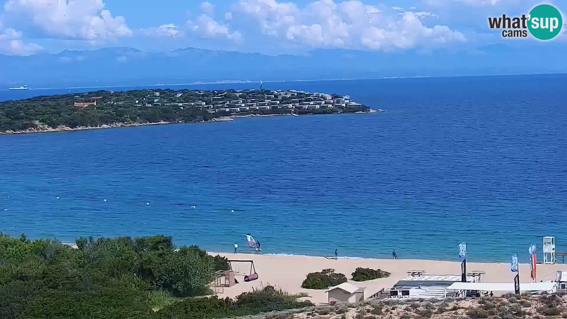 Camera en vivo Porto Pollo playa Cerdeña