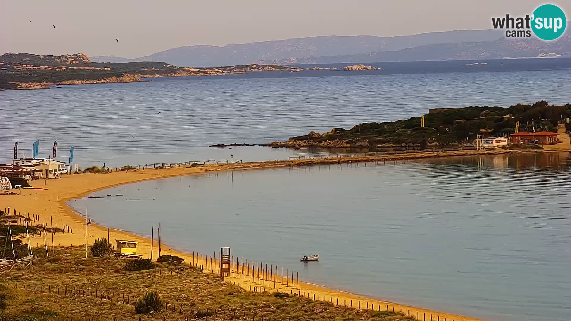 Live webcam Porto Pollo beach Sardinia livecam