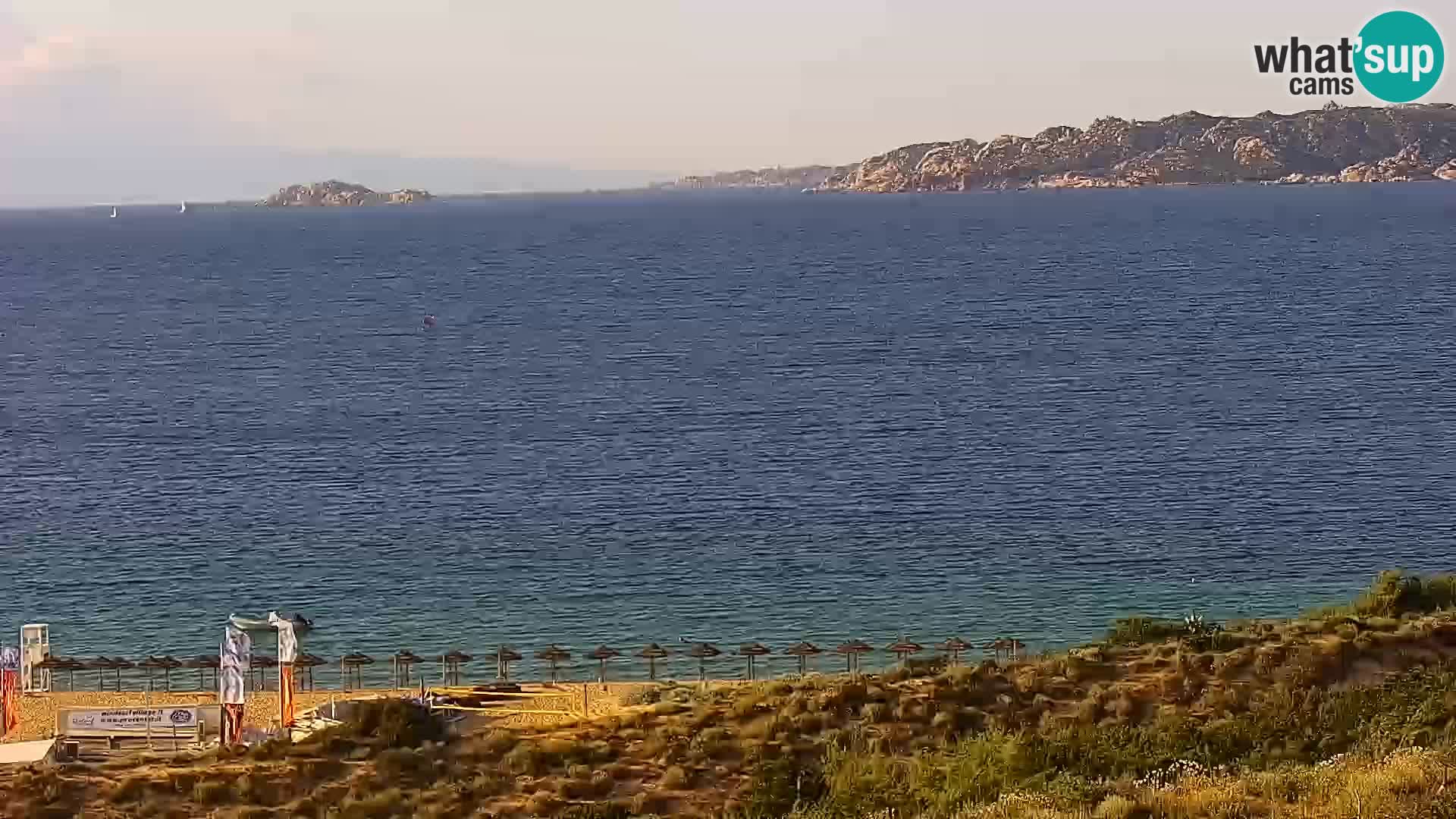 Live webcam Porto Pollo beach Sardinia livecam