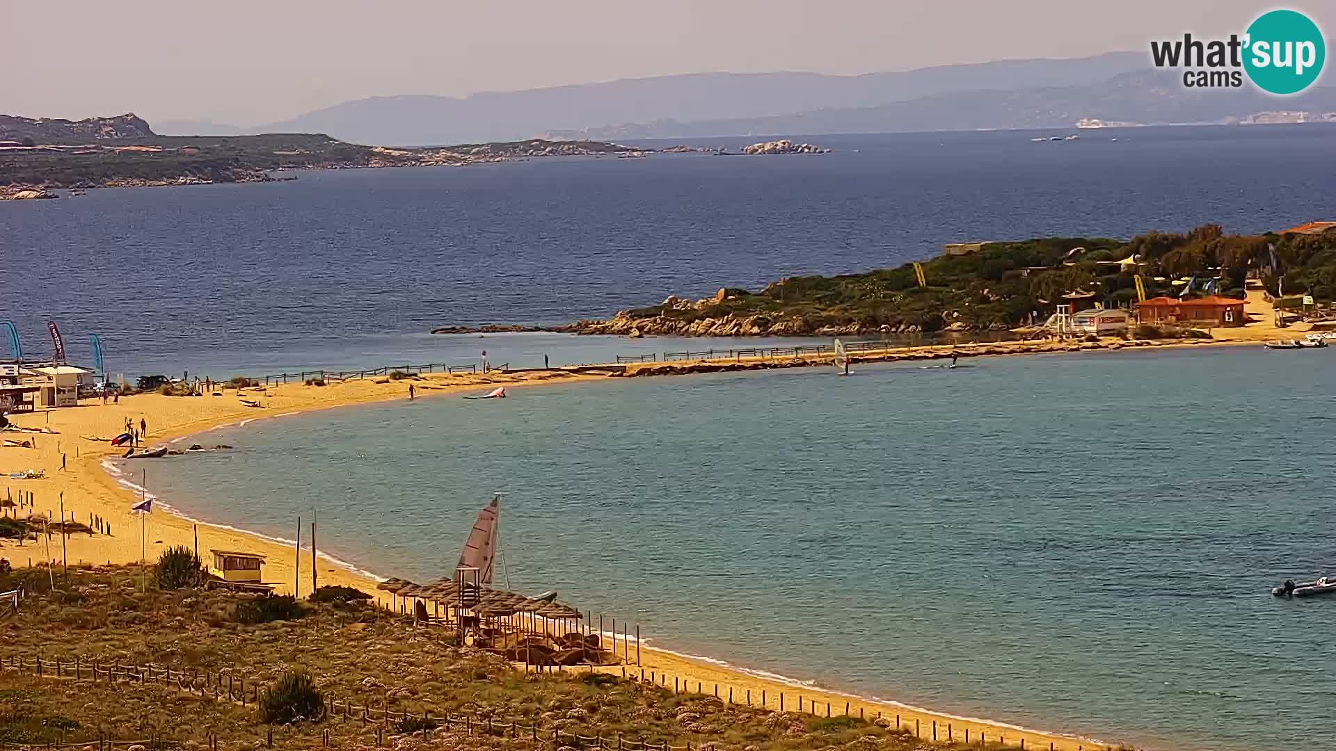 Live webcam Porto Pollo beach Sardinia livecam