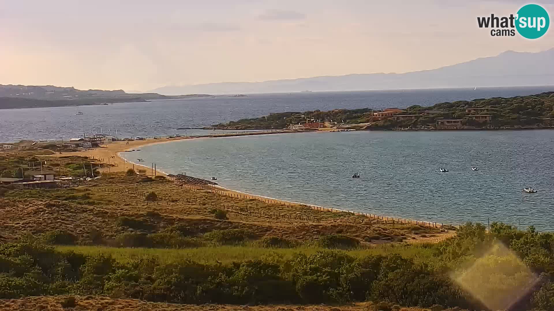Camera en vivo Porto Pollo playa Cerdeña