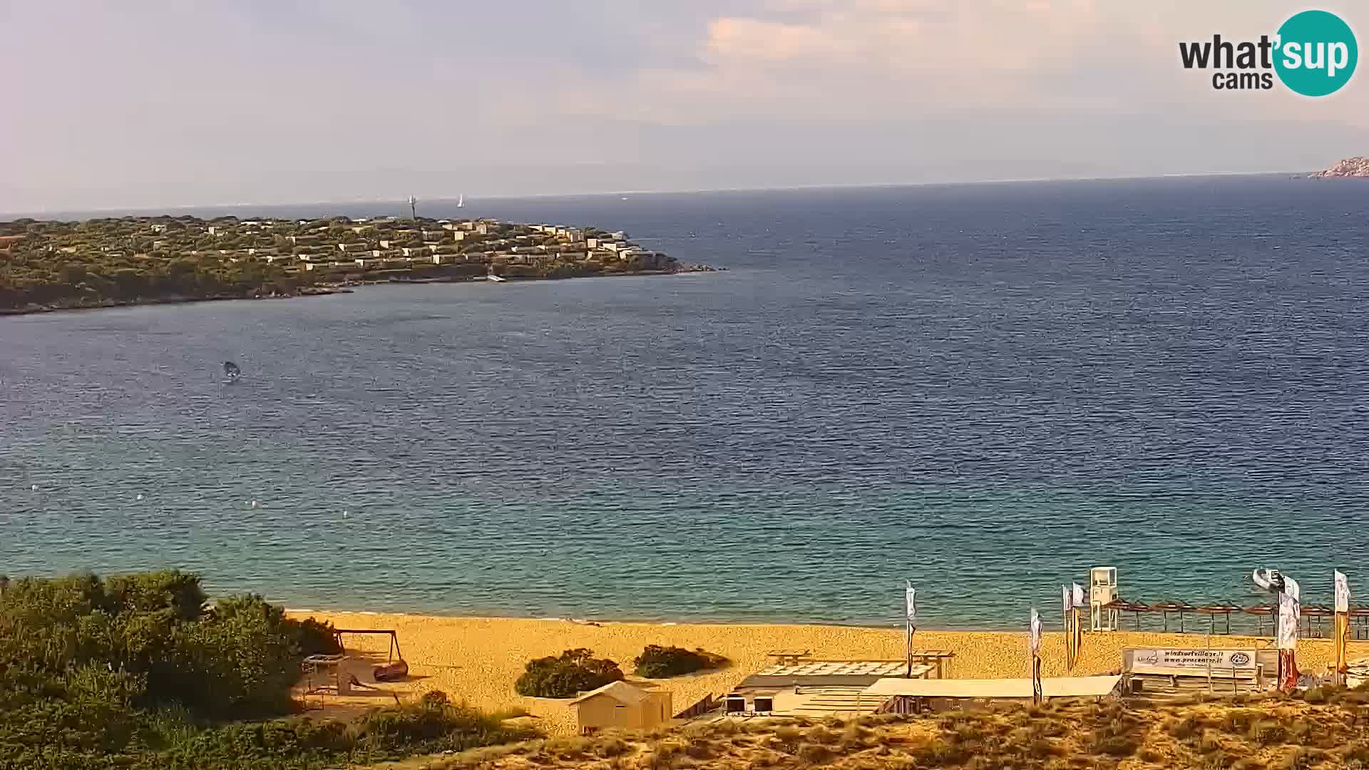 Live webcam Porto Pollo beach Sardinia livecam
