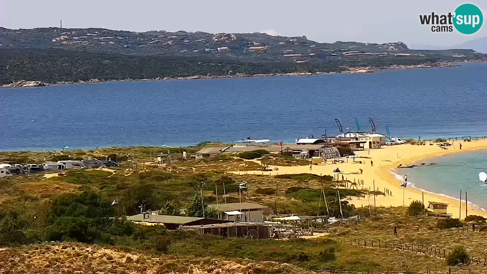 Live webcam Porto Pollo beach Sardinia livecam