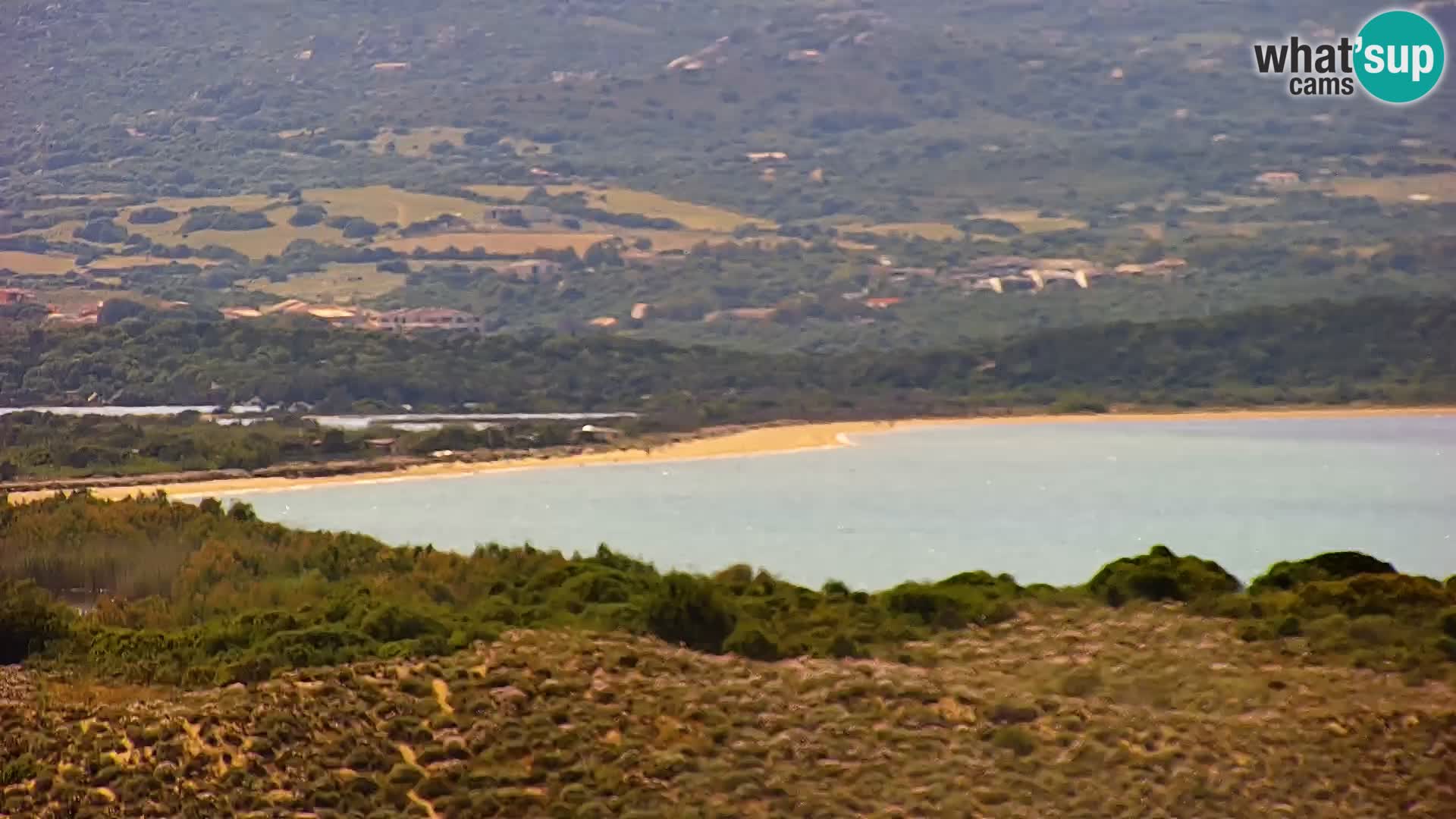 Live webcam Porto Pollo beach Sardinia livecam