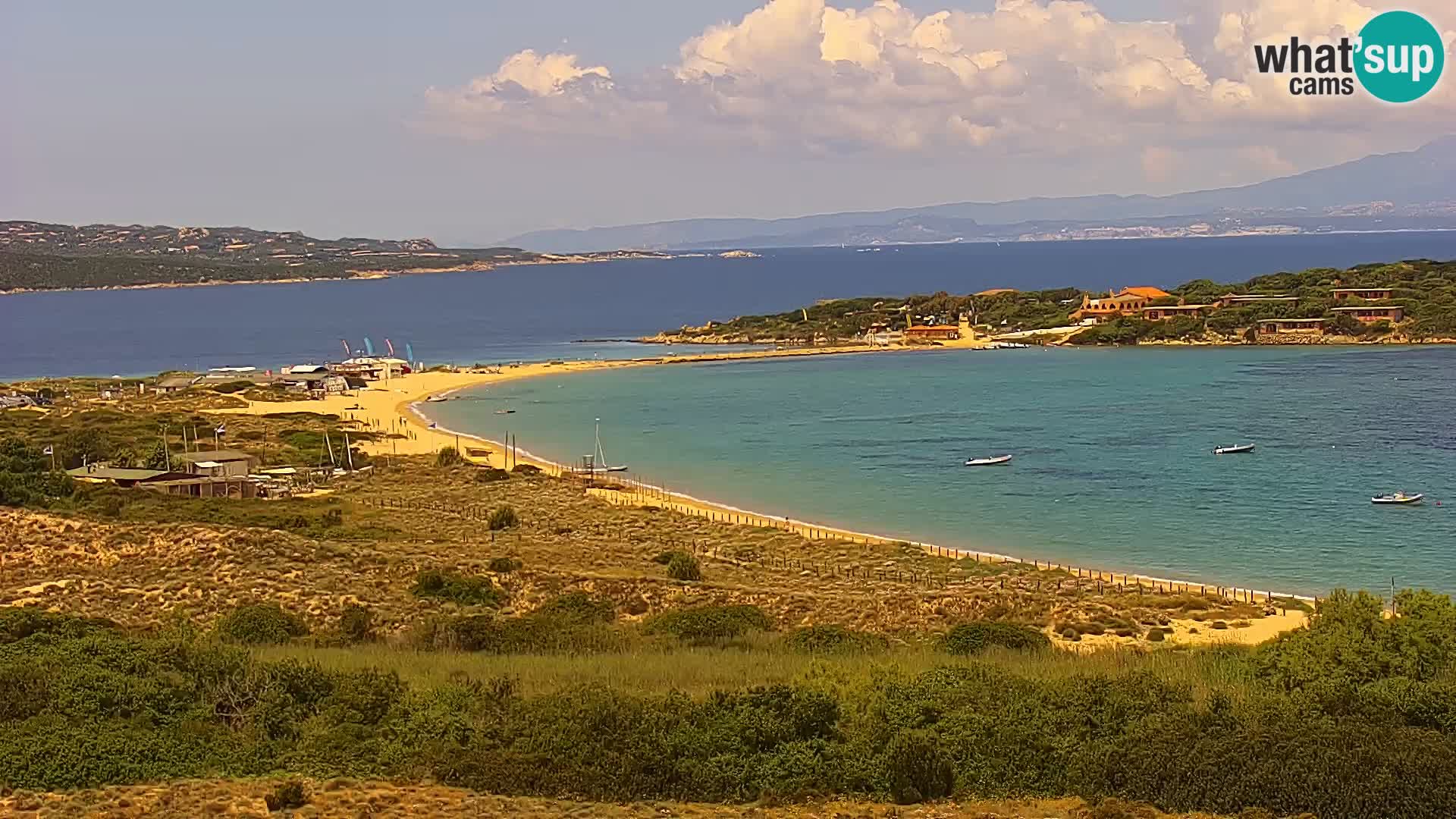 Live webcam Porto Pollo beach Sardinia livecam