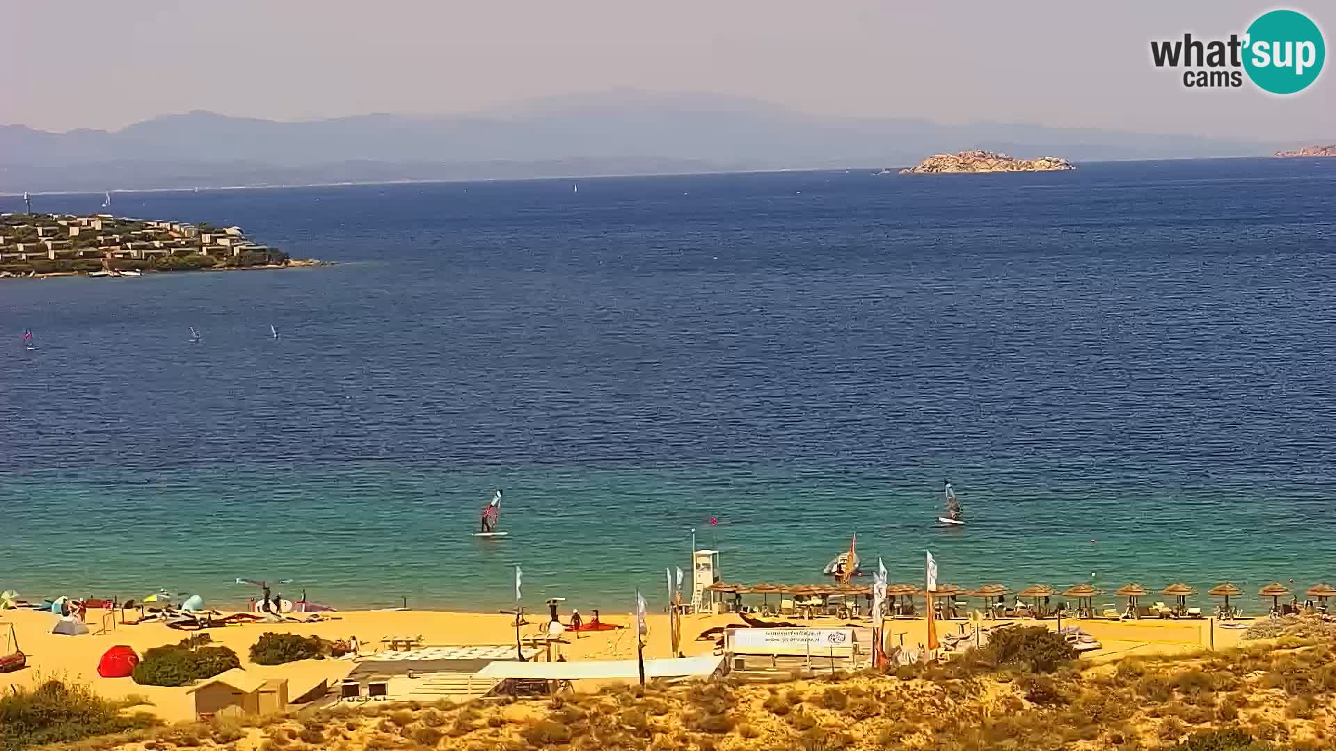 Webcam Strand Porto Pollo Sardinien live kamera