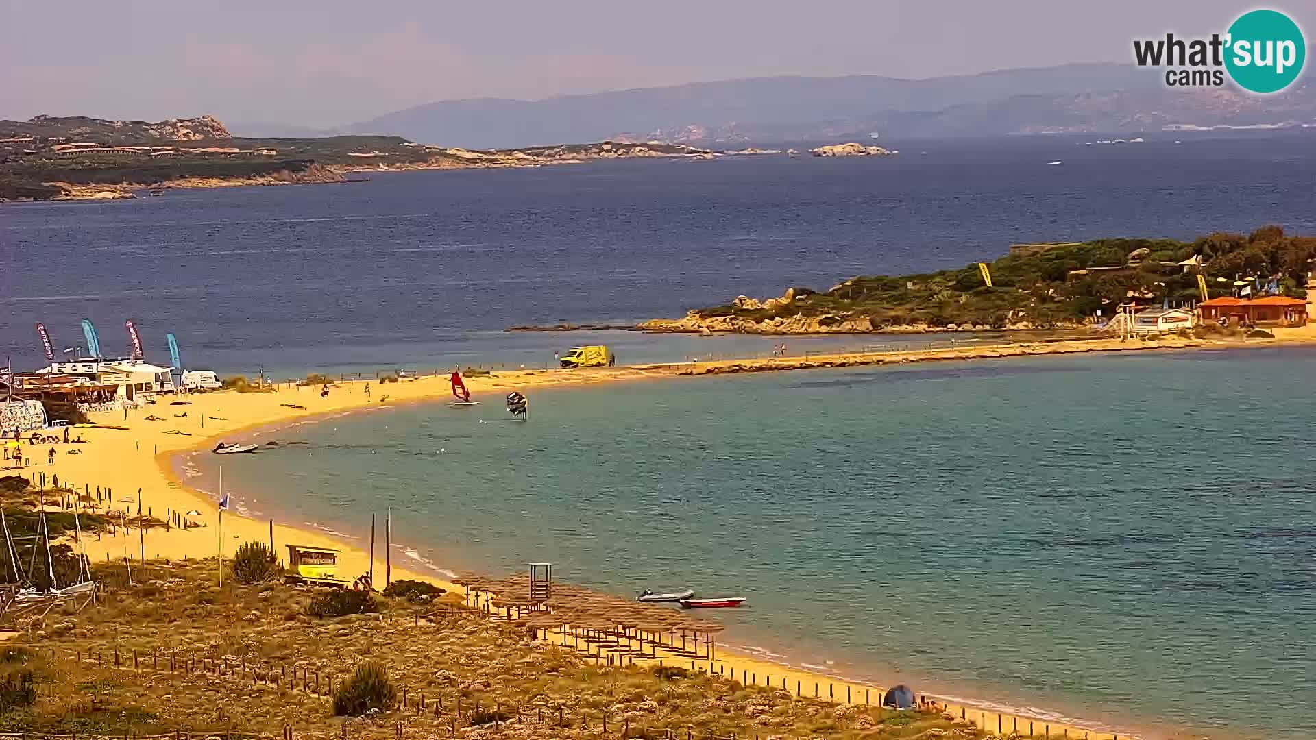 Live webcam Porto Pollo beach Sardinia livecam