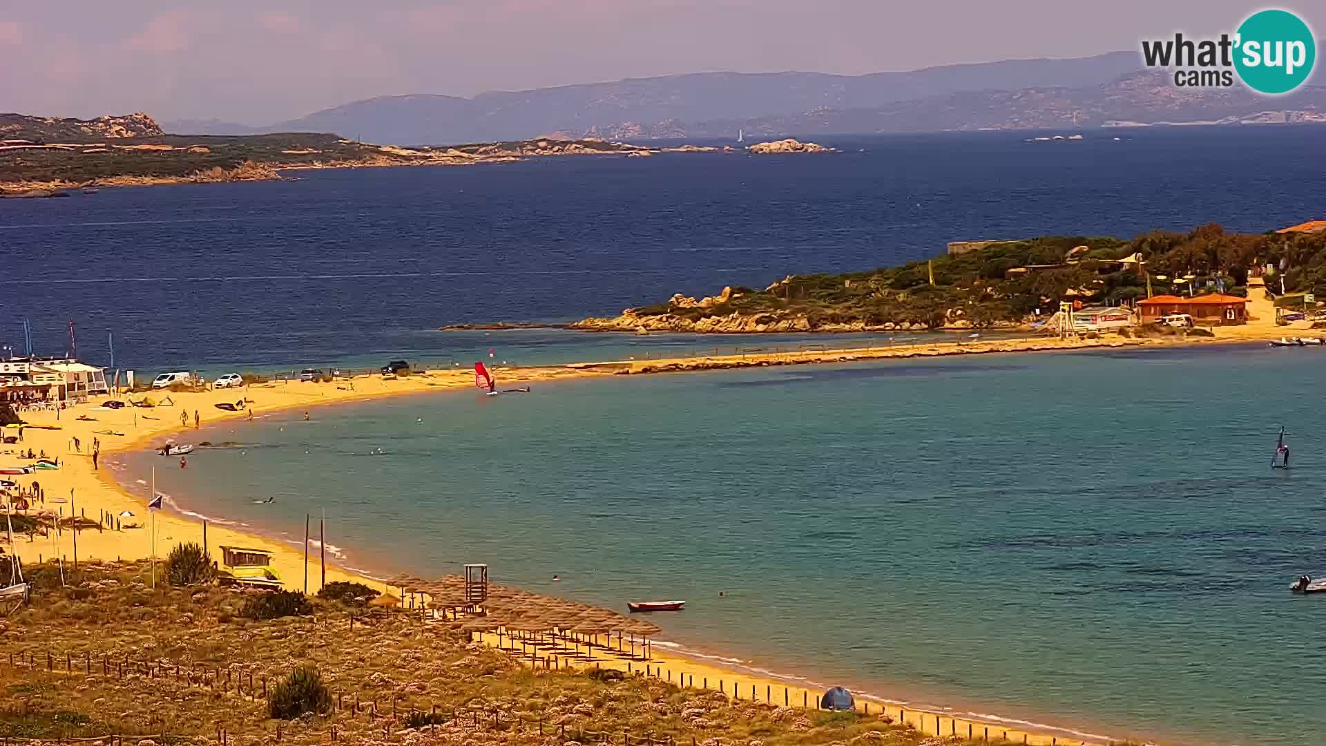 Live webcam Porto Pollo beach Sardinia livecam