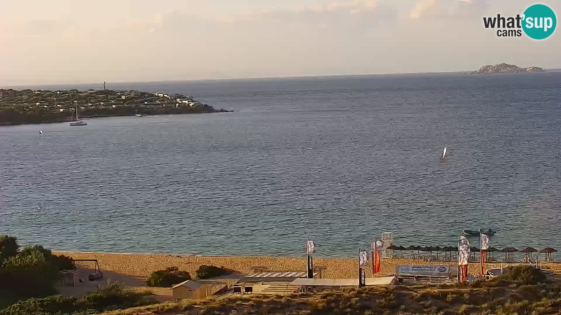 Live webcam Porto Pollo beach Sardinia livecam