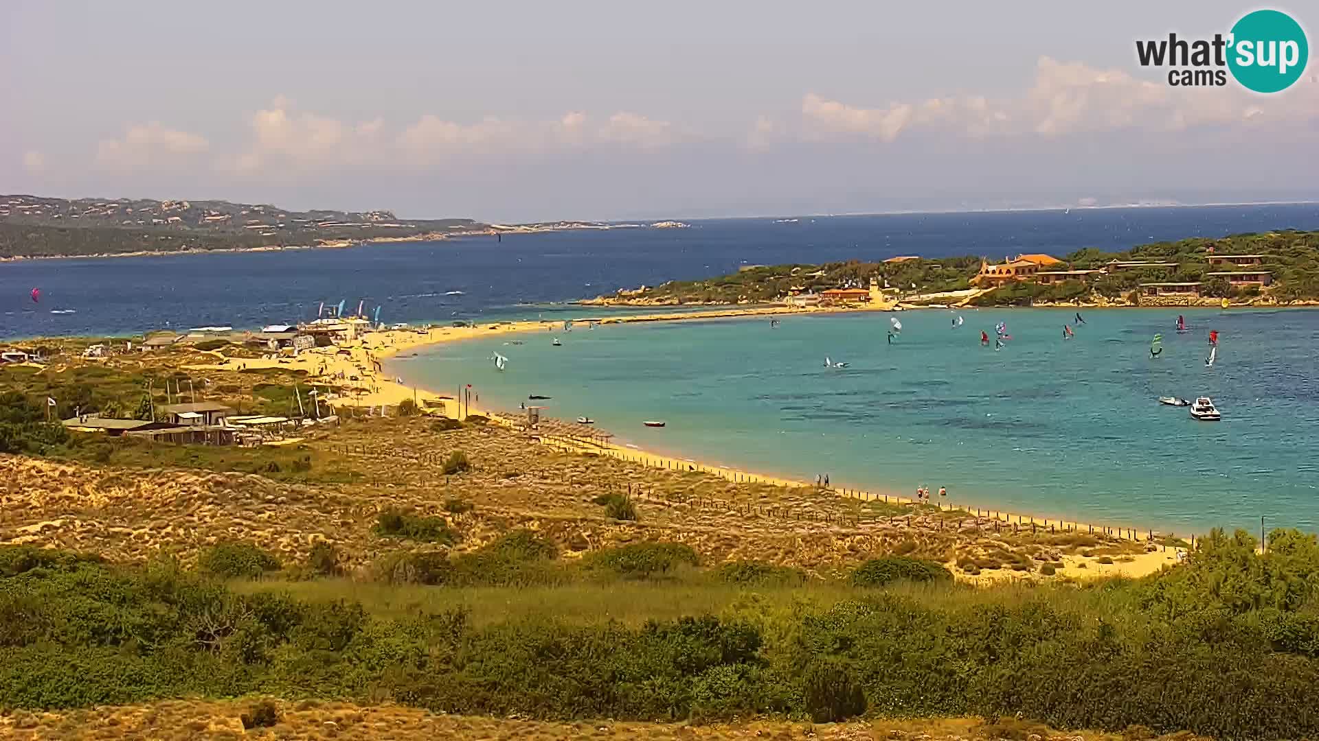 Livecam Porto Pollo plage Sardaigne webcam