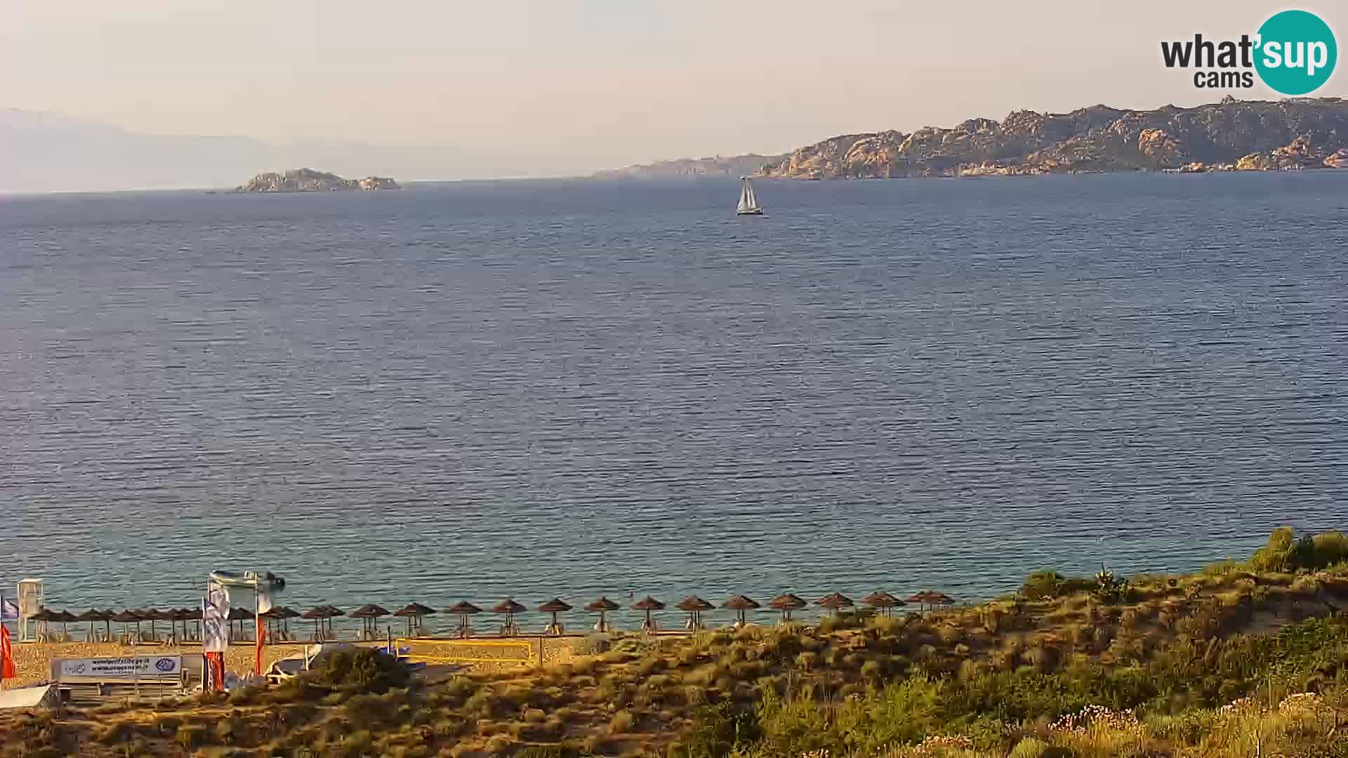 Webcam Strand Porto Pollo Sardinien live kamera