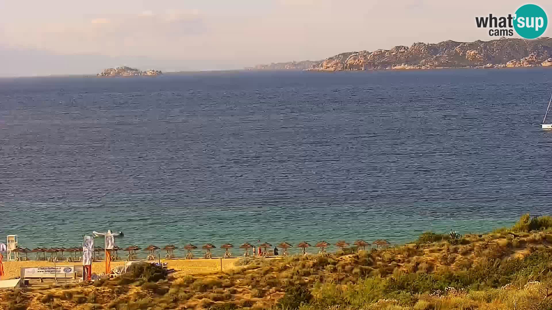 Spletna kamera plaža Porto Pollo Sardinija v živo