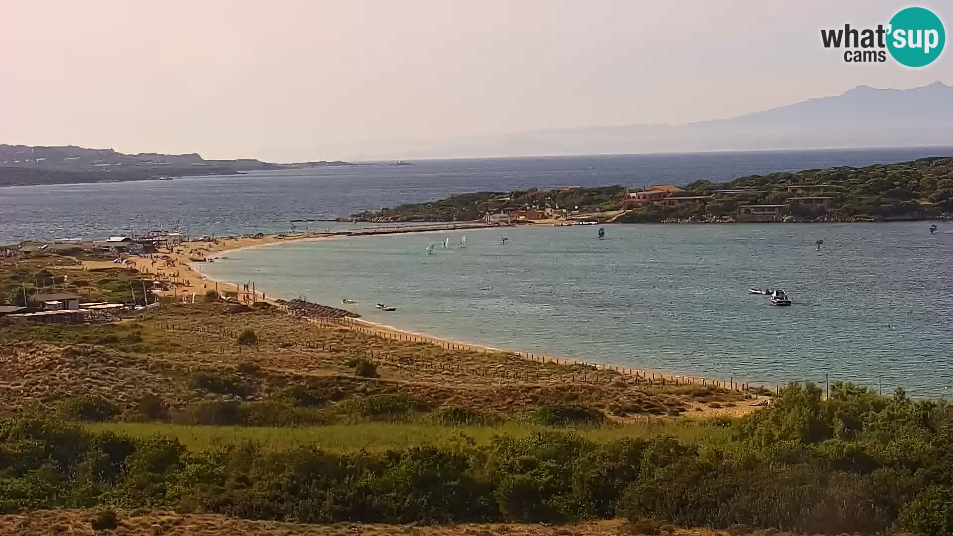 Webcam Strand Porto Pollo Sardinien live kamera