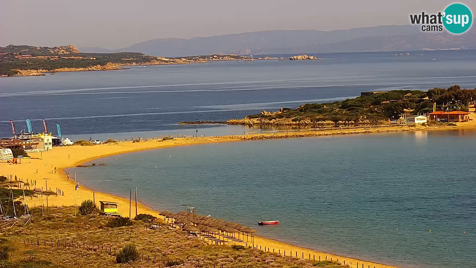 Spletna kamera plaža Porto Pollo Sardinija v živo