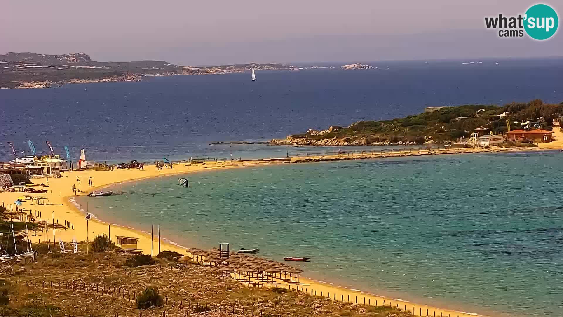 Webcam Strand Porto Pollo Sardinien live kamera