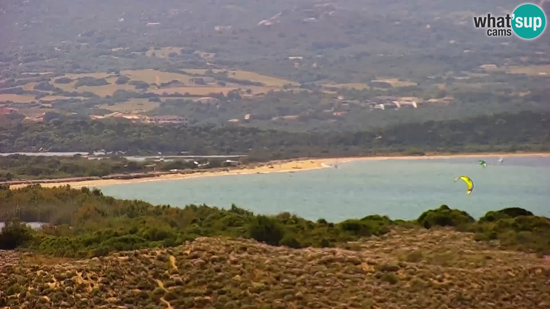 Spletna kamera plaža Porto Pollo Sardinija v živo
