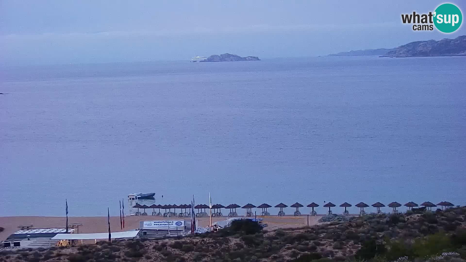 Webcam Porto Pollo spiaggia Sardegna livecam