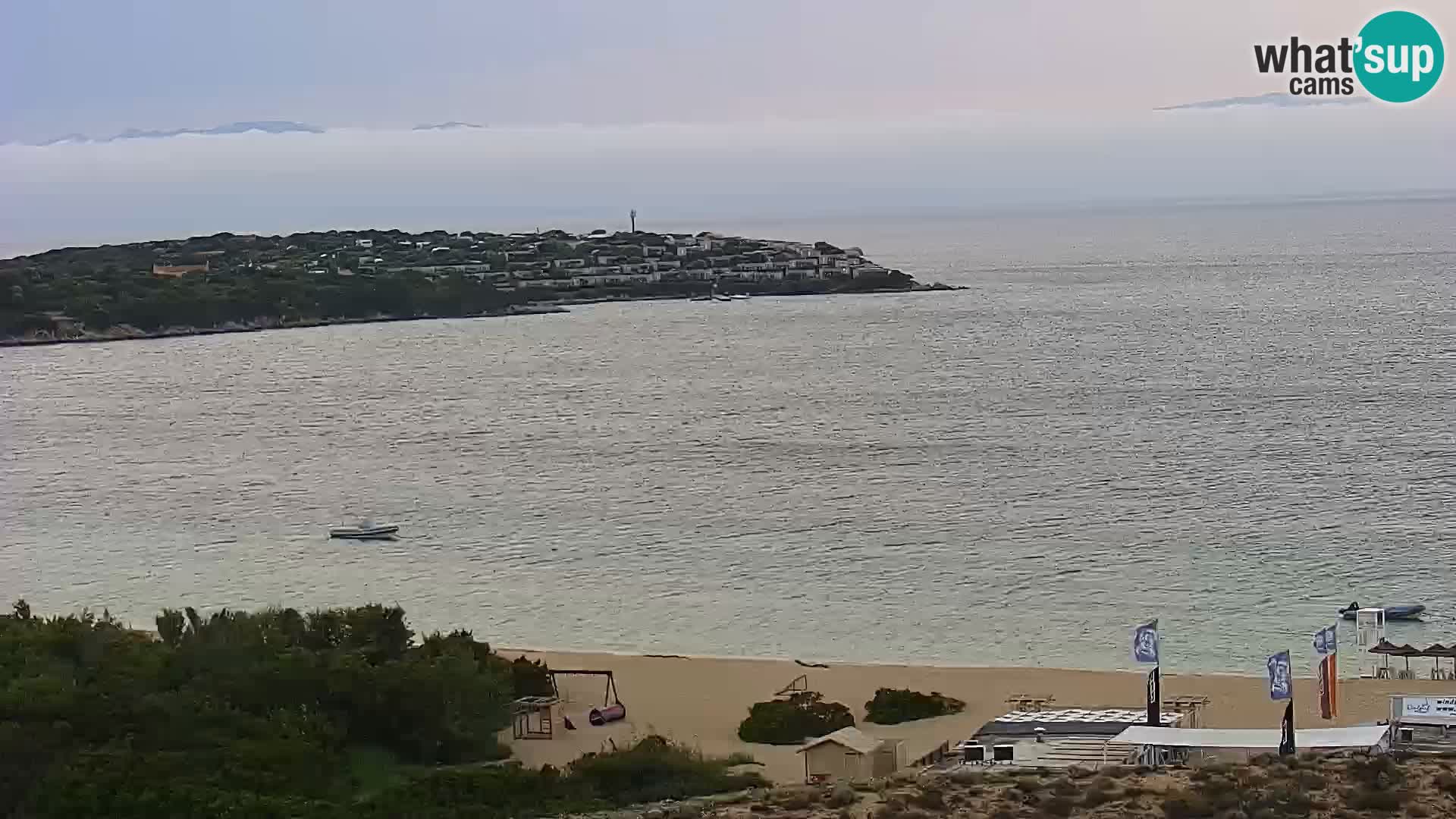 Live webcam Porto Pollo beach Sardinia livecam