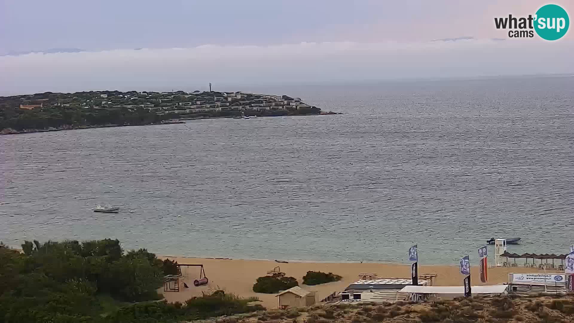 Camera en vivo Porto Pollo playa Cerdeña