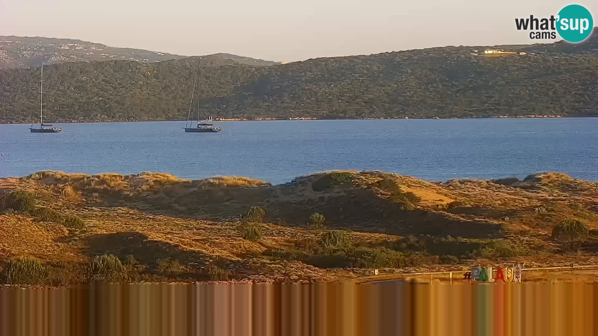 Webcam Porto Pollo le Dune | spiaggia Sardegna