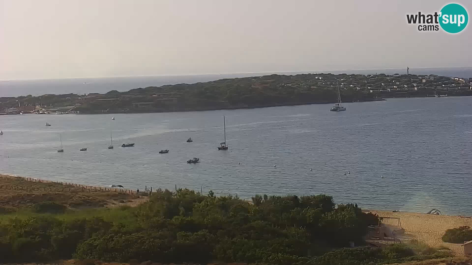 Webcam Strand Porto Pollo Sardinien live kamera