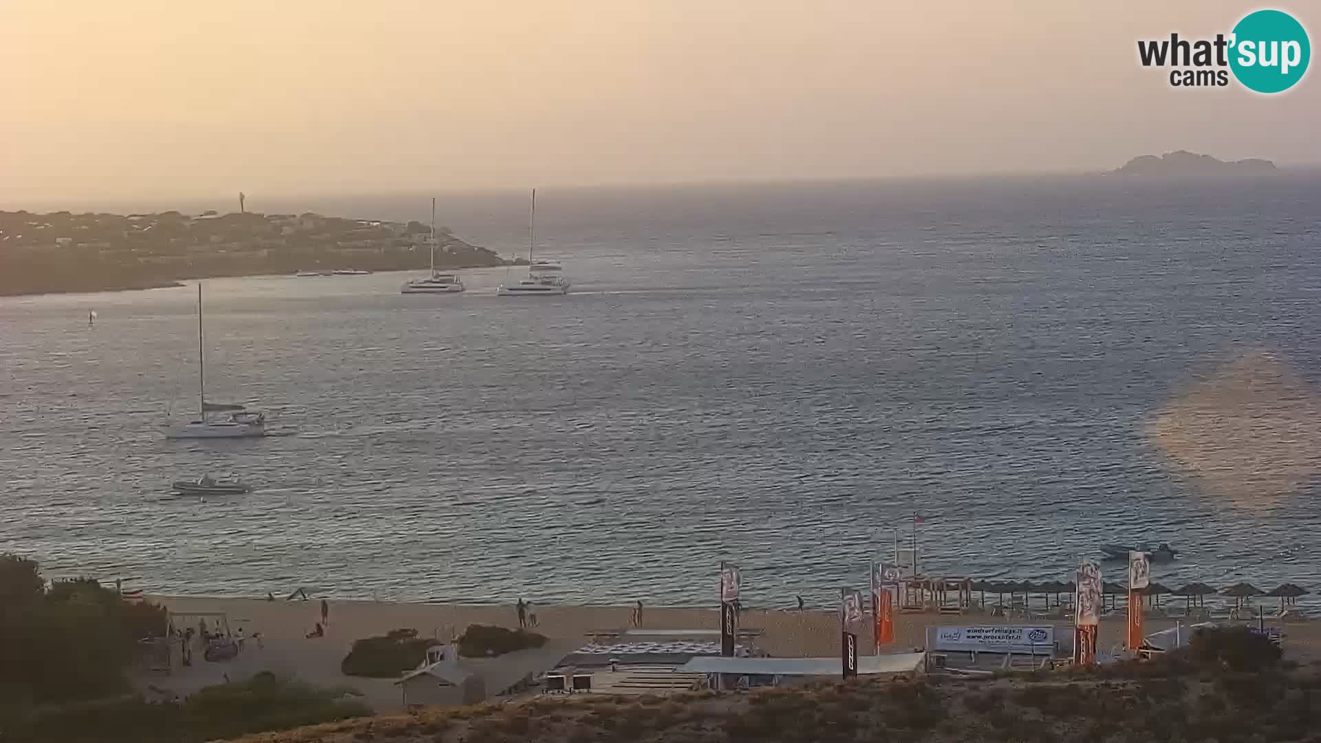 Webcam Strand Porto Pollo Sardinien live kamera