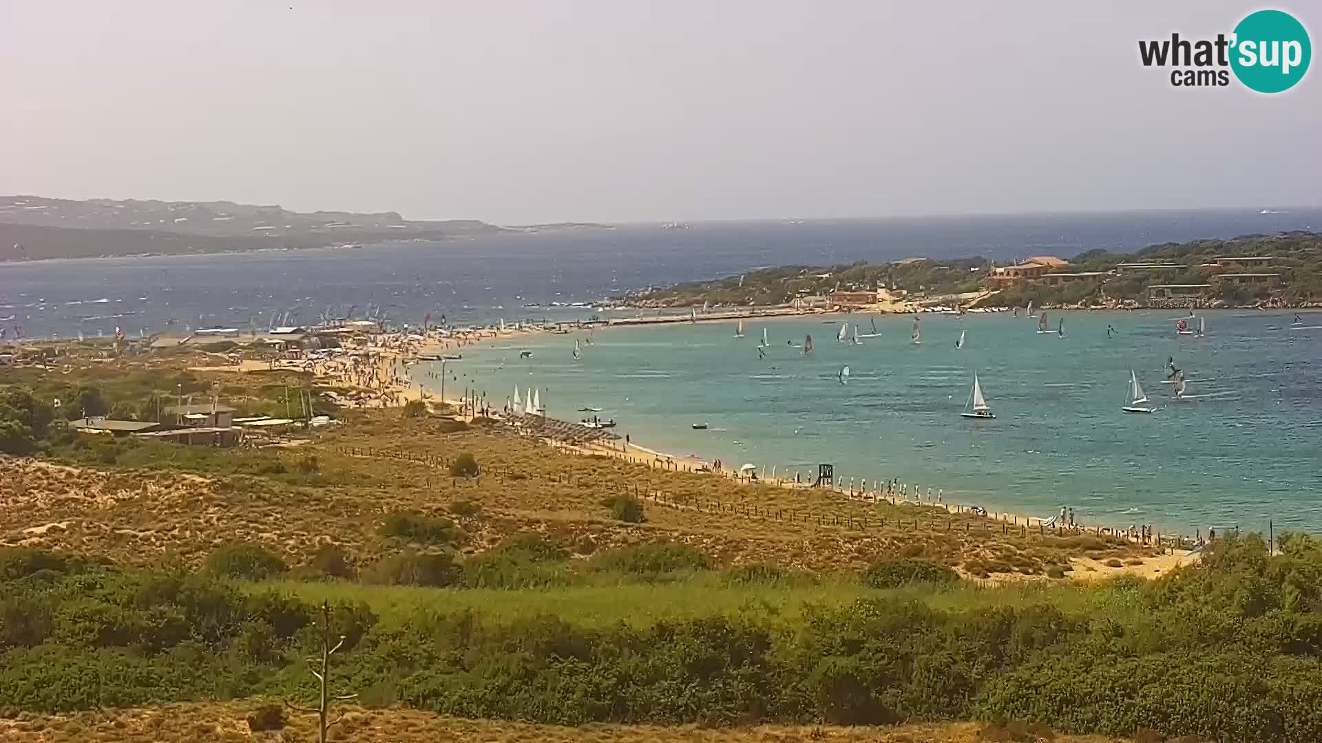 Spletna kamera plaža Porto Pollo Sardinija v živo