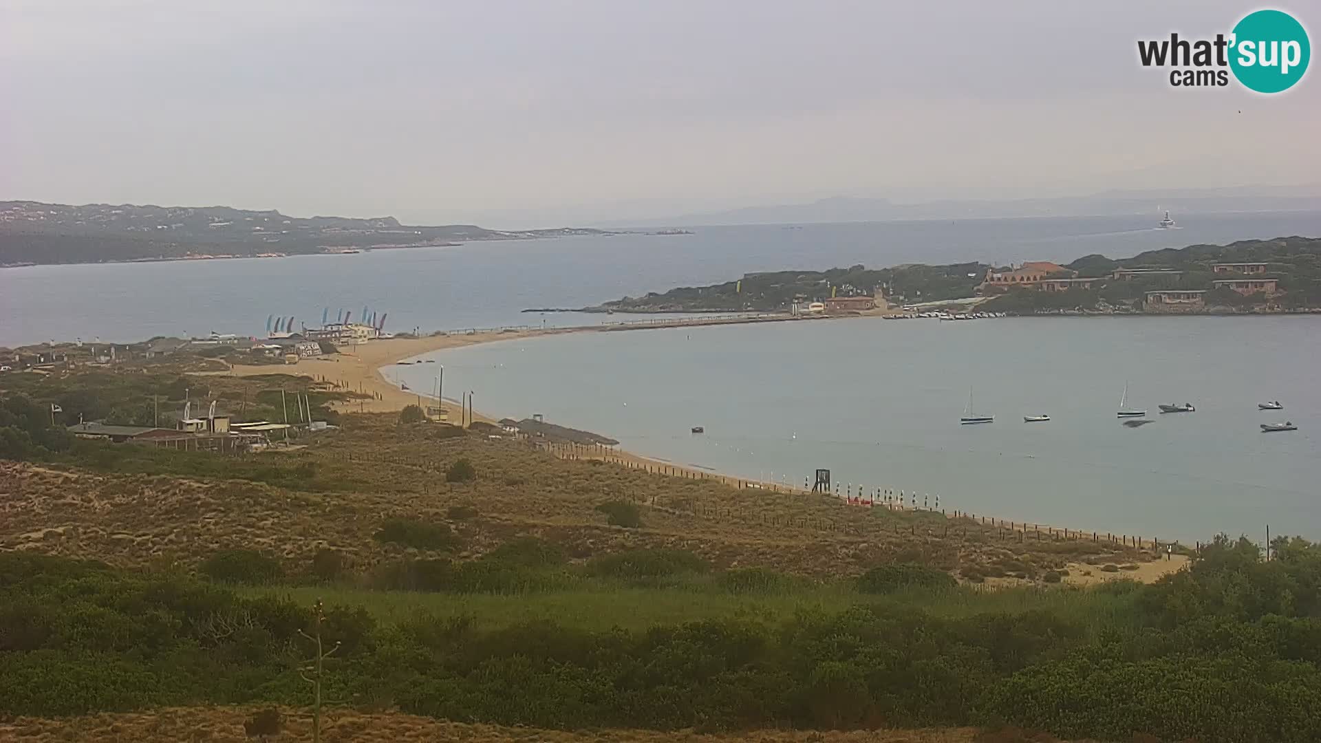 Livecam Porto Pollo plage Sardaigne webcam