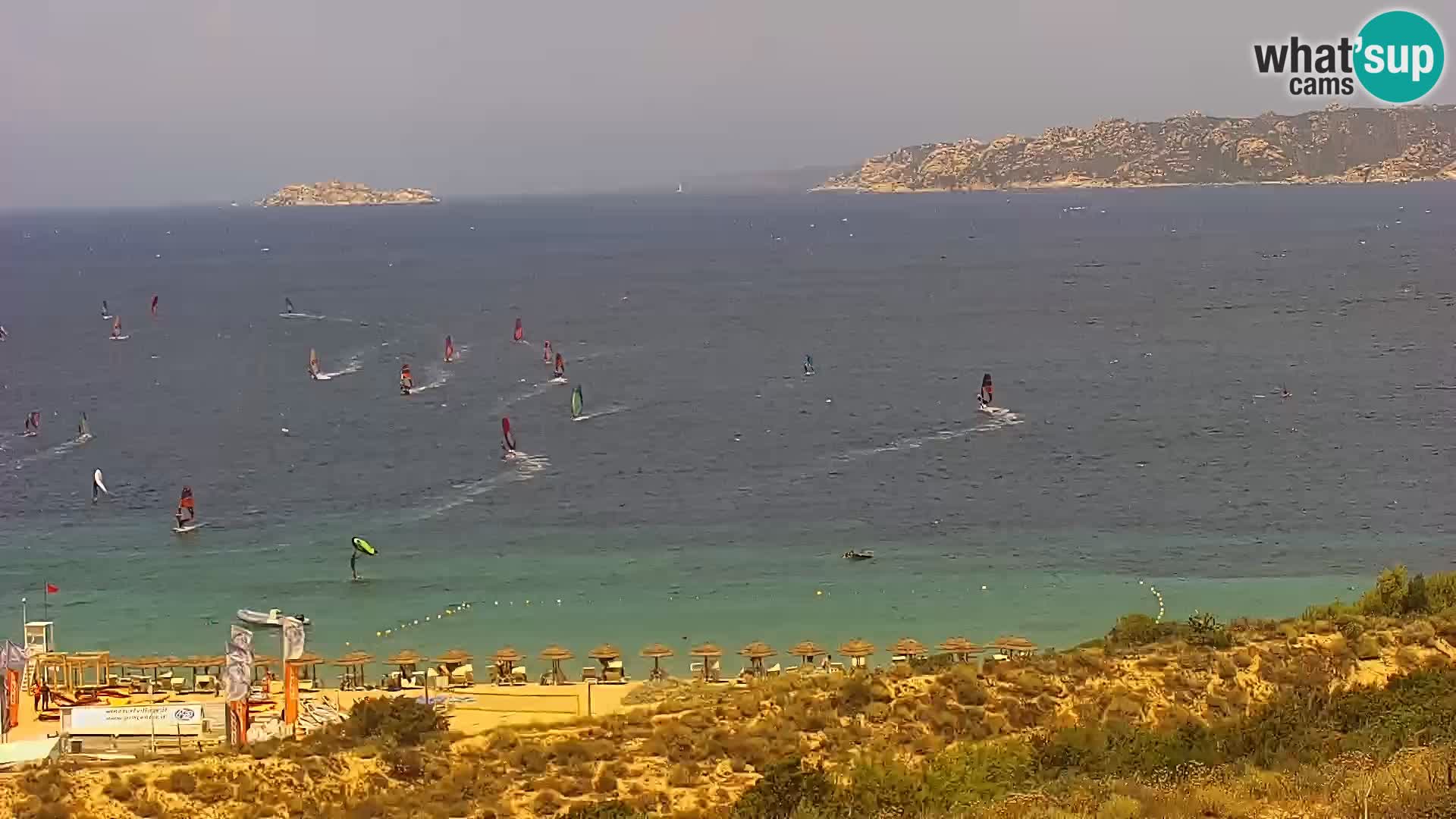 Webcam Strand Porto Pollo Sardinien live kamera