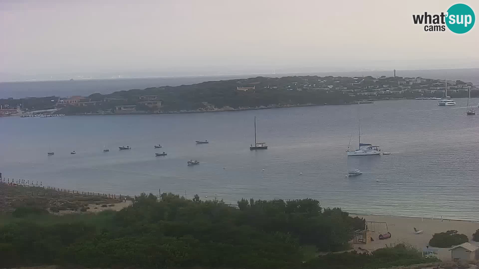 Webcam Strand Porto Pollo Sardinien live kamera