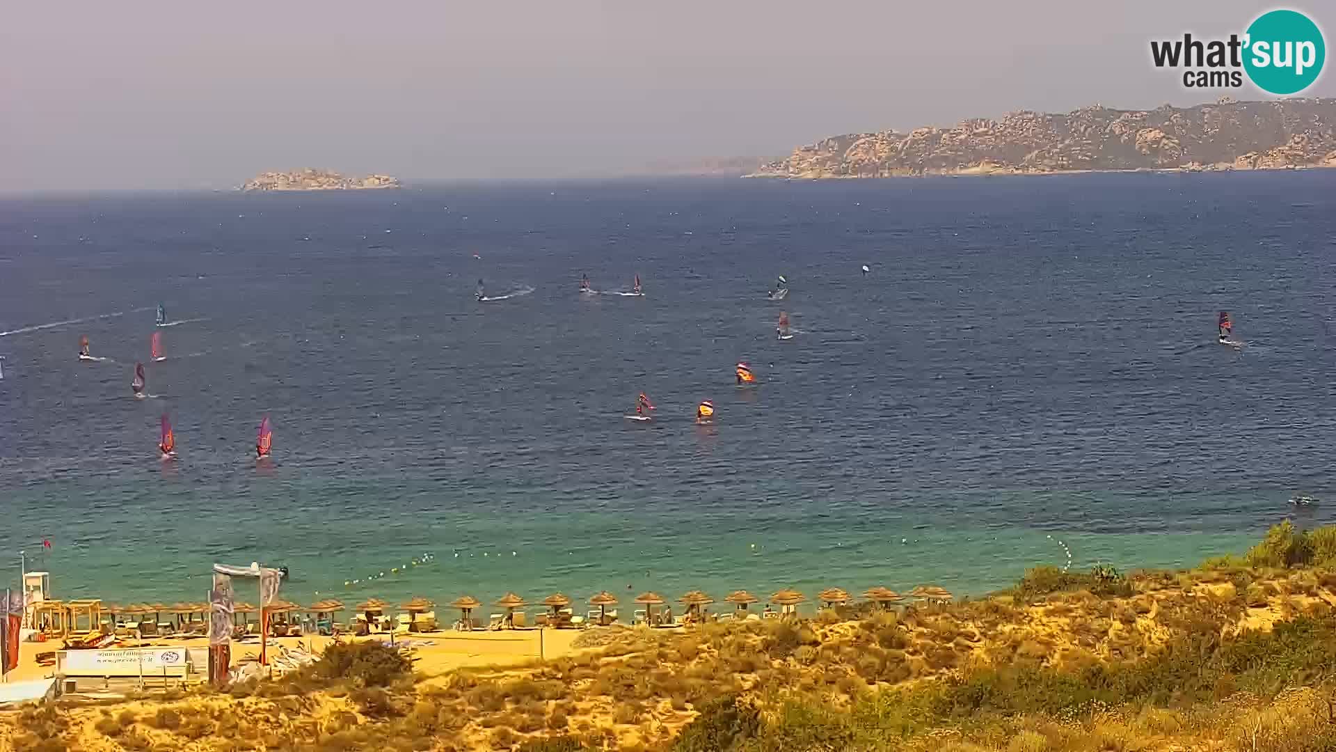 Webcam Strand Porto Pollo Sardinien live kamera