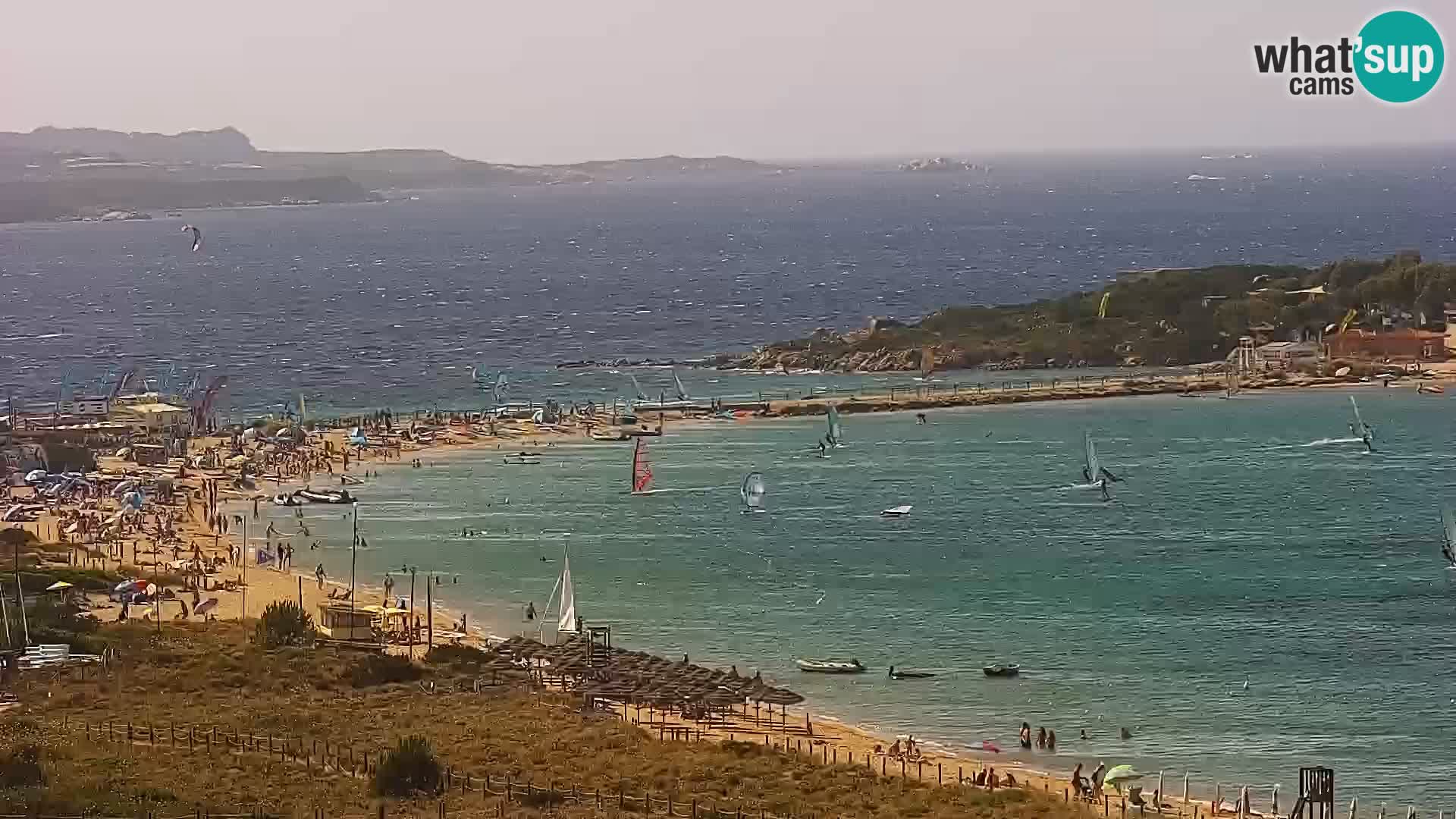 Webcam Strand Porto Pollo Sardinien live kamera