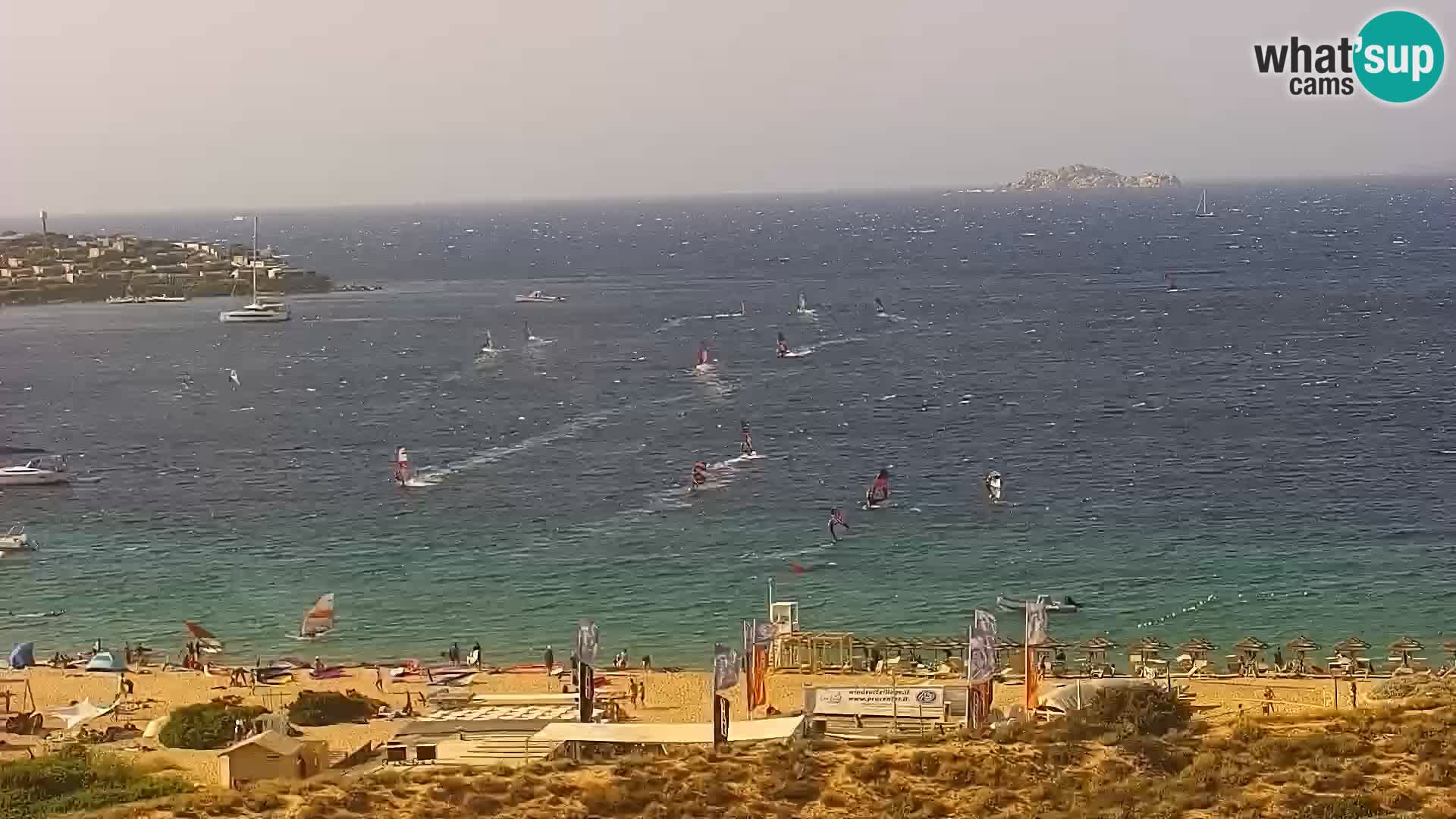 Spletna kamera plaža Porto Pollo Sardinija v živo