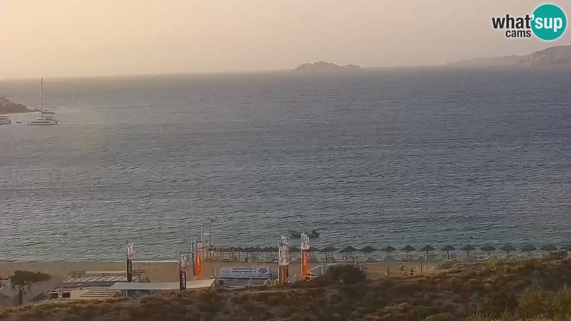 Livecam Porto Pollo plage Sardaigne webcam