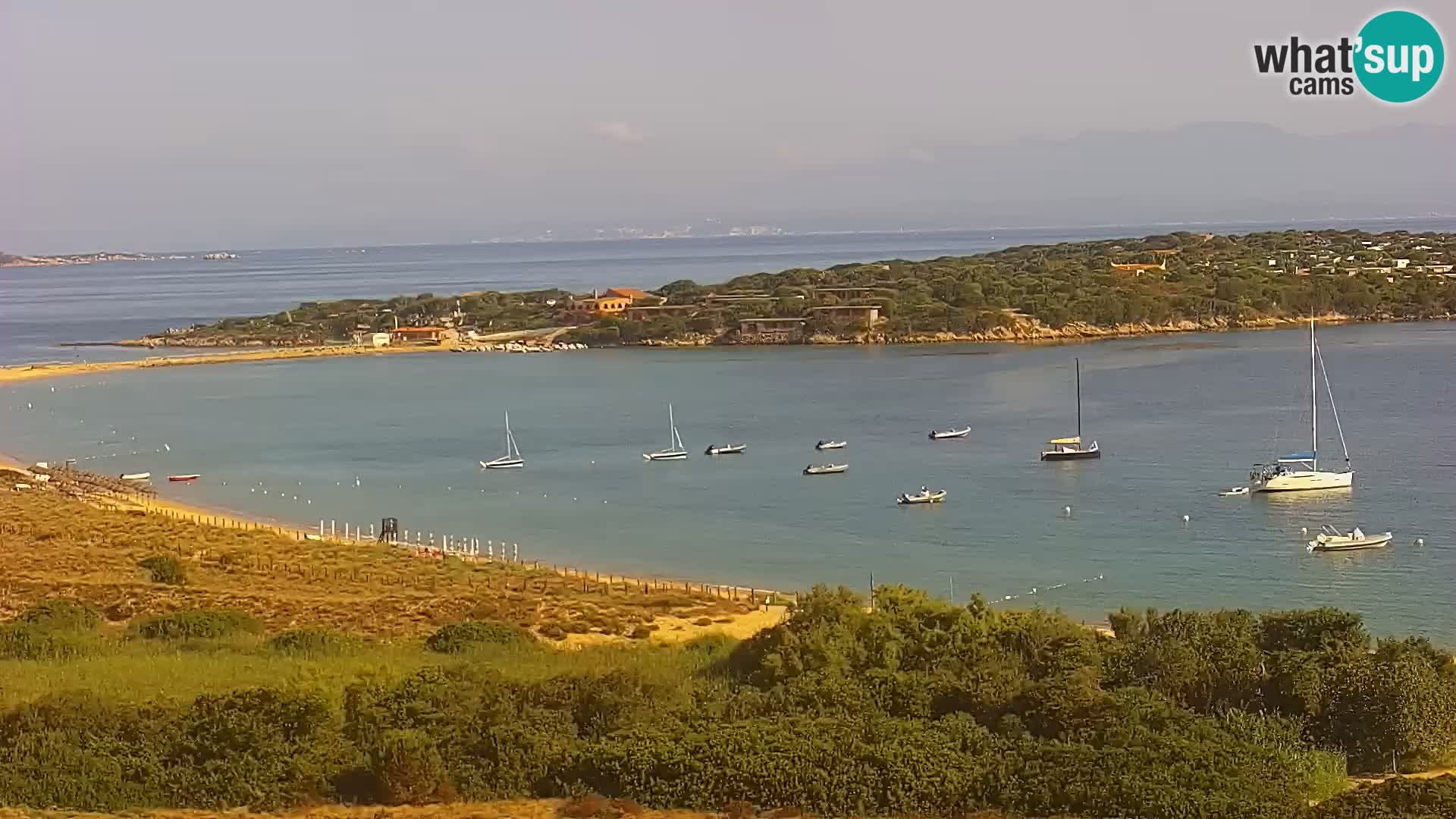 Spletna kamera plaža Porto Pollo Sardinija v živo