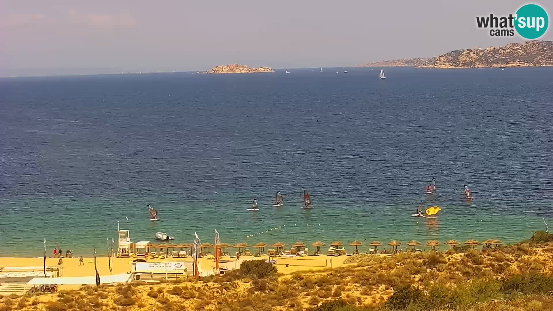 Camera en vivo Porto Pollo playa Cerdeña
