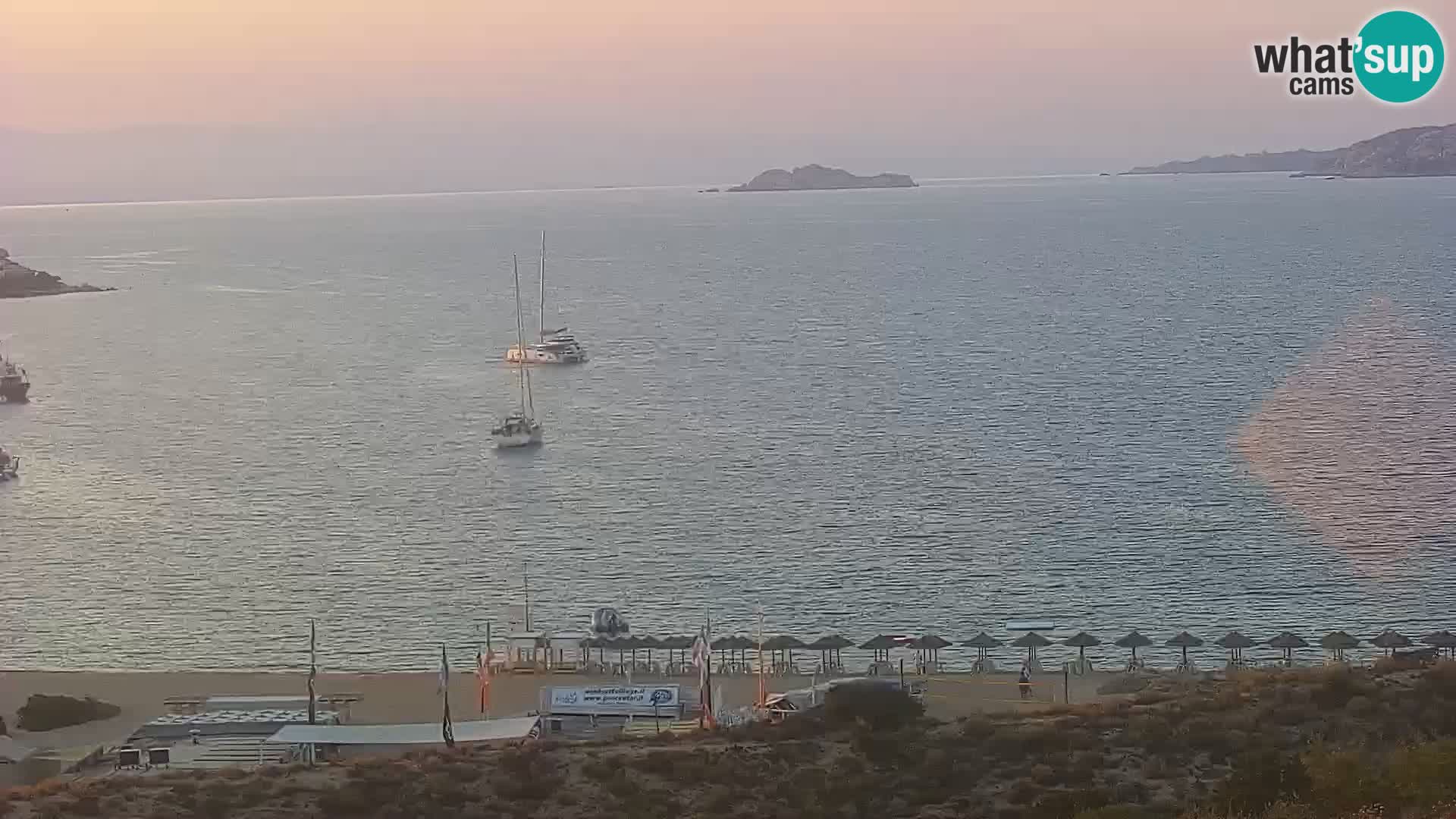 Live webcam Porto Pollo beach | Sardinia