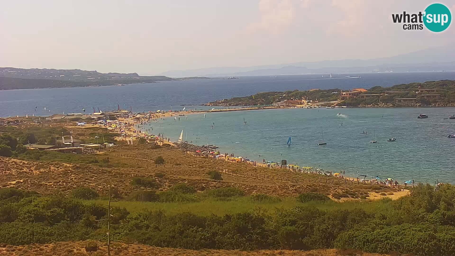 Livecam Porto Pollo plage Sardaigne webcam