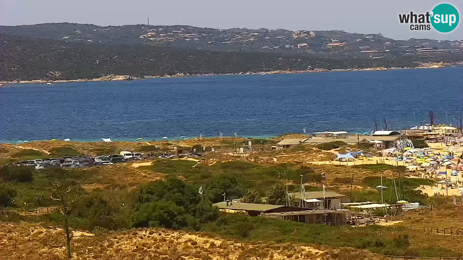 Livecam Porto Pollo plage Sardaigne webcam