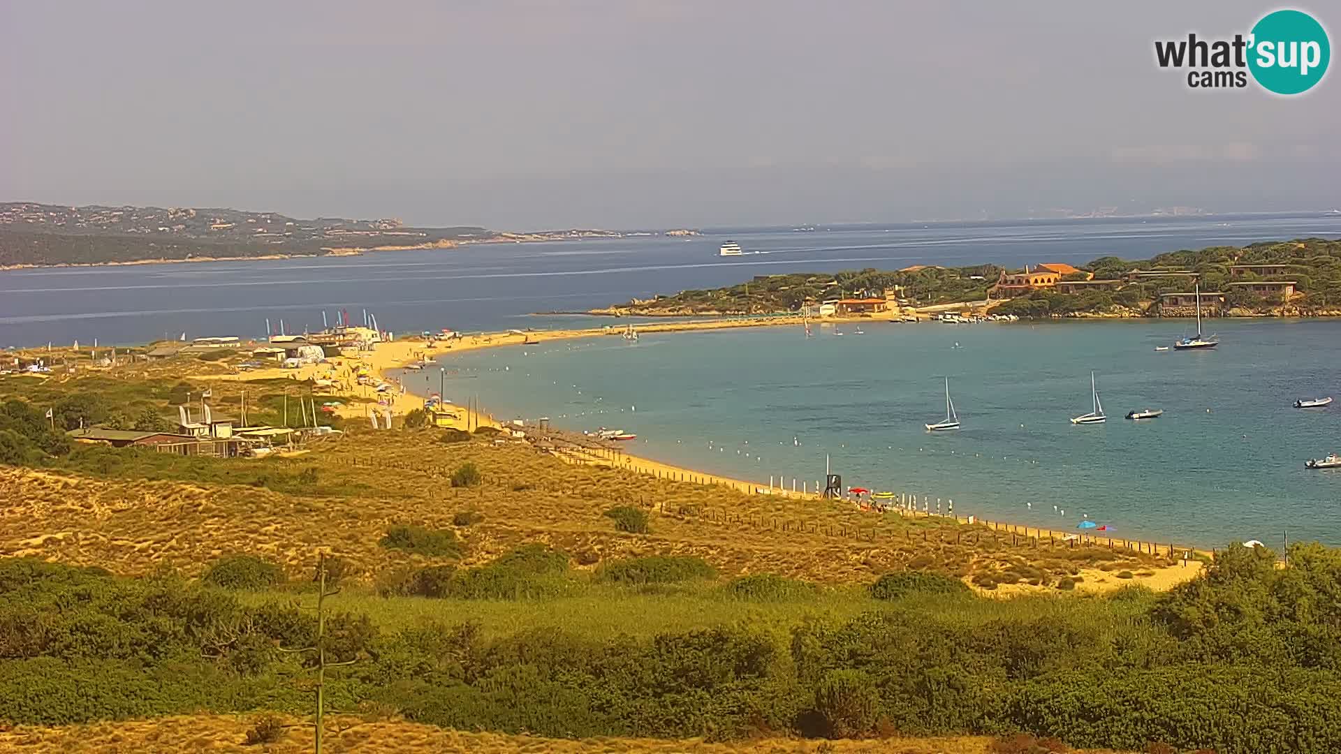 Livecam Porto Pollo plage Sardaigne webcam