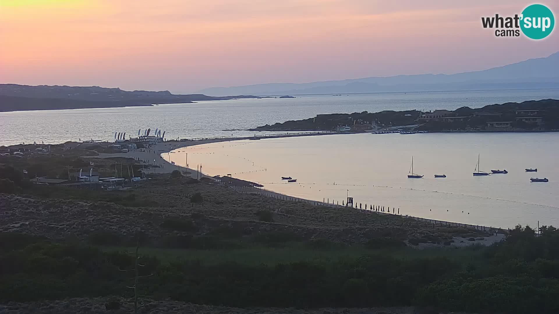Webcam Strand Porto Pollo Sardinien live kamera