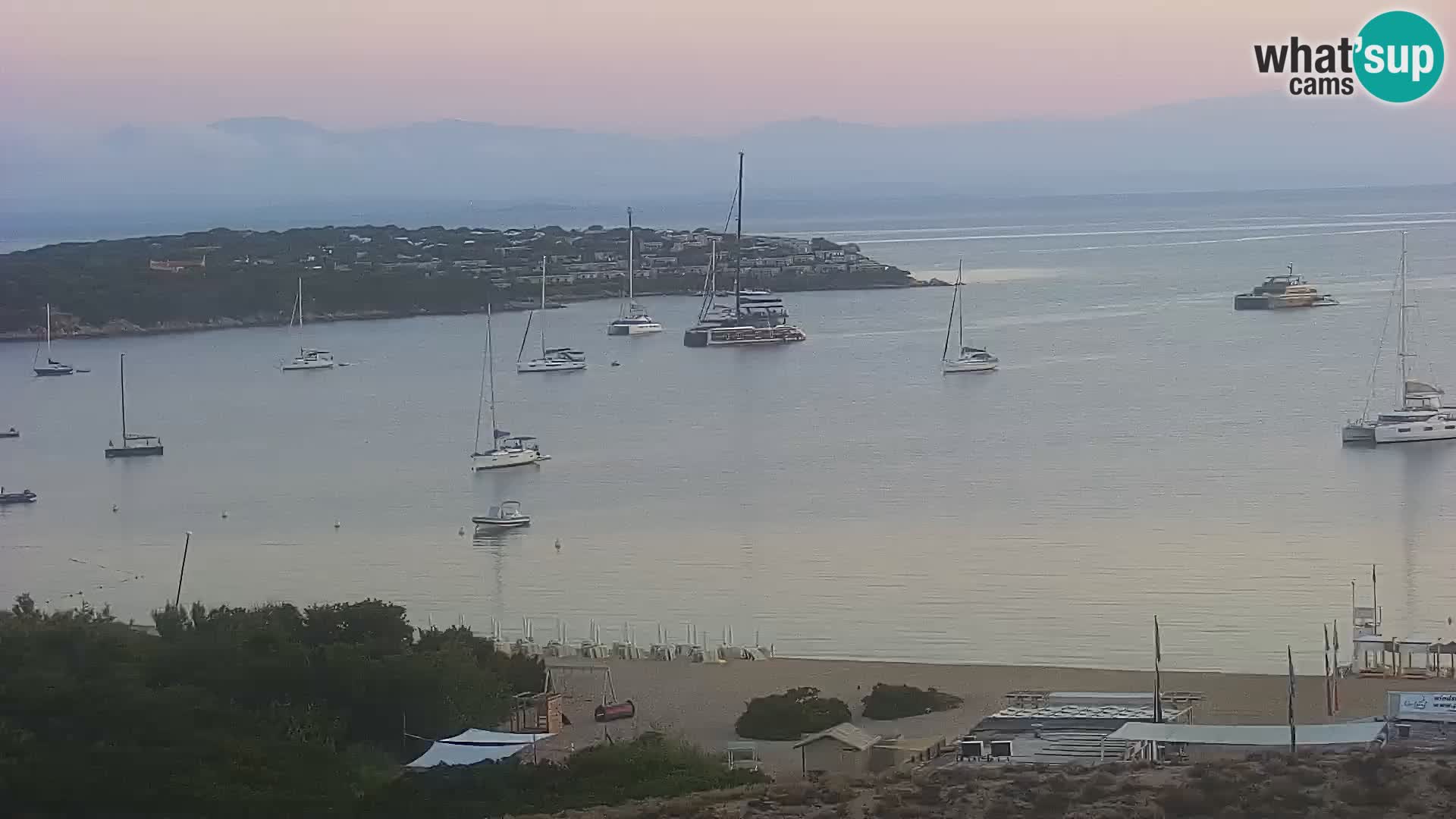 Webcam Porto Pollo le Dune | spiaggia Sardegna
